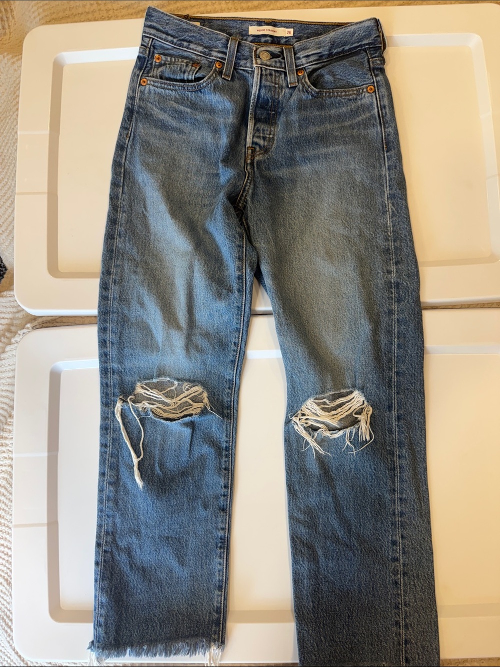 Levi's Wedgie Straight jeans